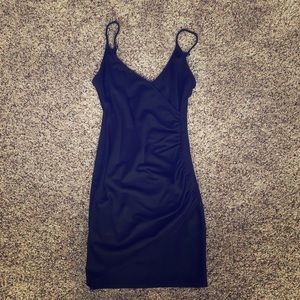 Black bodycon dress